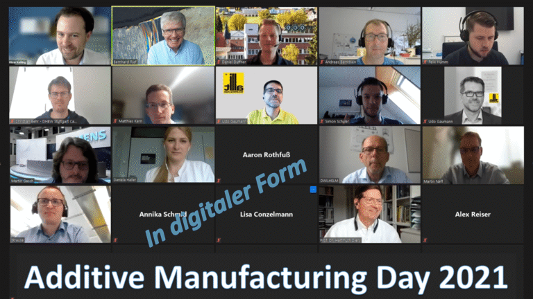 Additive Manufacturing Day 2021 - In digitaler Form Additive Manufacturing Day 2021