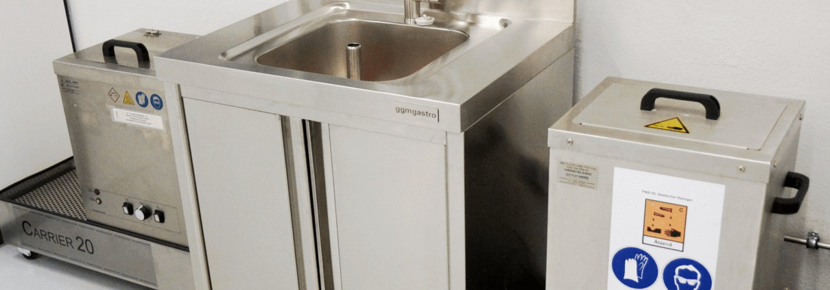 Auswaschstation für Fused Deposition Modelling Additive Manufacturing