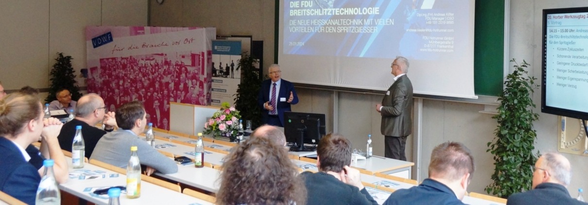 Horber Werkzeugtag 2024 - Rief - Kißler Vortrag von FDU Hotrunner GmbH, Frankenthal/Pfalz