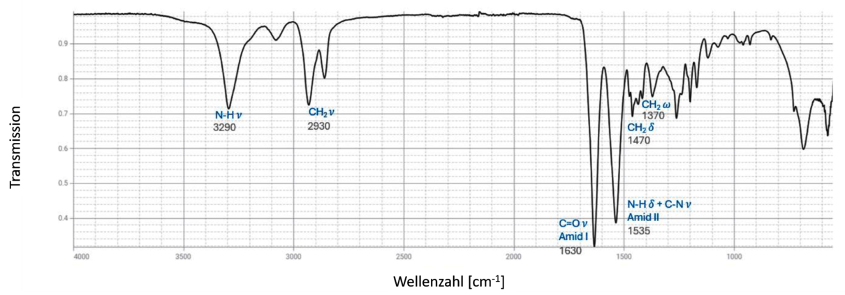 Infrarot-Spektroskopie für PA6 FTIR für PA6